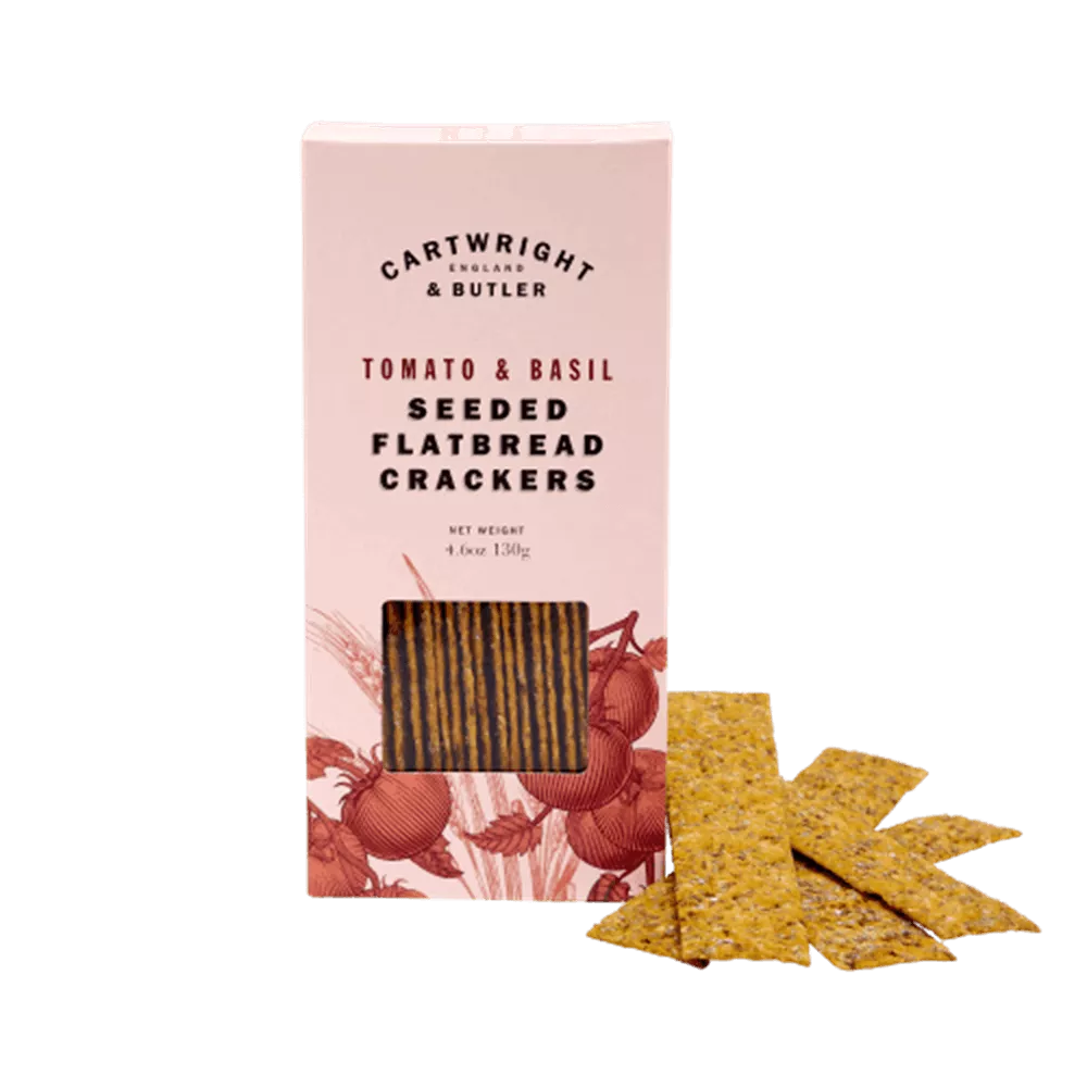 Cartwright & Butler Tomato & Basil Wheat Flatbreads 130g